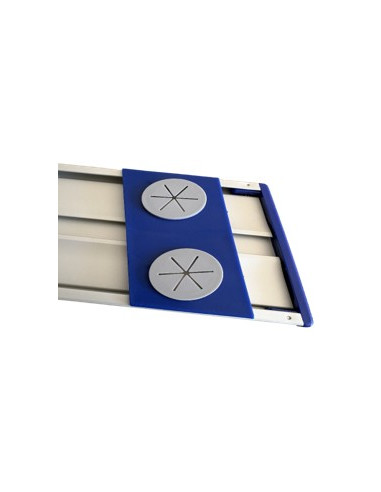Support trapèze aluminium velcro + 4 inserts