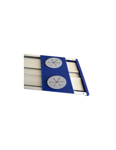 Support trapèze aluminium velcro + 4 inserts