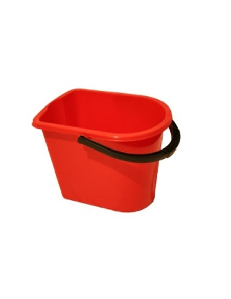 Seau ovale rouge + bec verseur