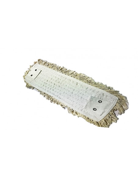 Frange coton 40 cm à languettes + 2 oeillets