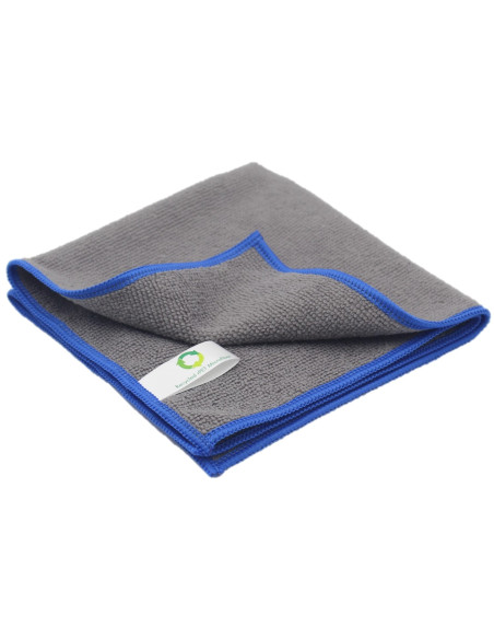 Lavette bouclette microfibre anthracite recyclé
