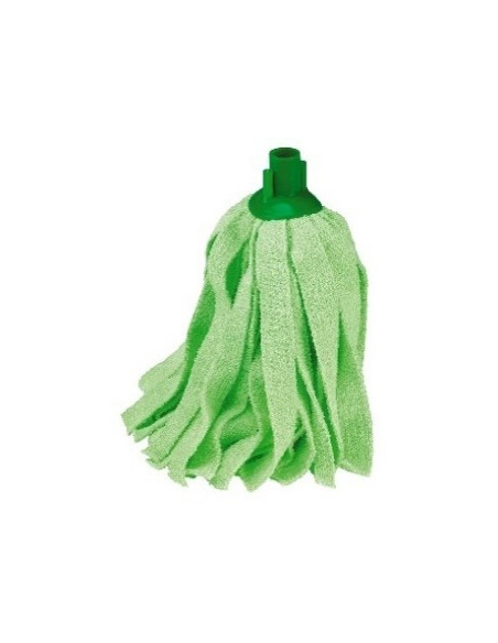 Frange microfibre languettes vertes