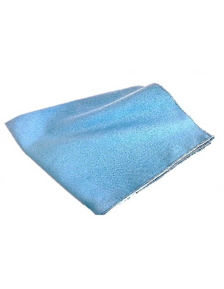 Lavette suédée microfibre bleue