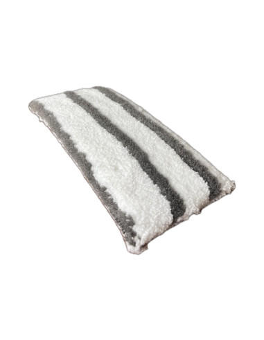 Pad microfibre rectangulaire rayures grises...