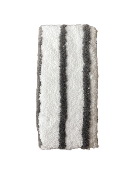 Pad microfibre rectangulaire rayures grises 225x115x15 mm